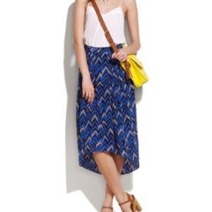 RARE Madewell Broadway and Broome Chevron Skirt
